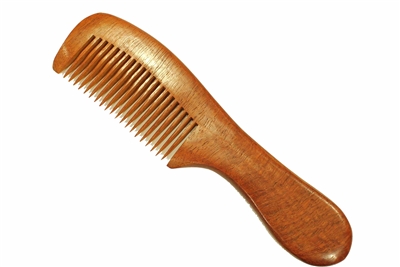 Handmade Rosewood Hair & Beard Comb with Round Handle WC021