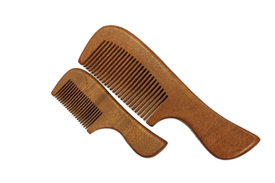Red Sandalwood Comb with Handle wc201