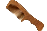 Red Sandalwood Comb with Handle wc018ws50