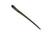 A black ebony handmade hair stick.