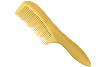 Bamboo Comb with Handle bc002