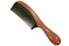 horn comb with wooden frame jm008