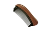 horn comb with wooden frame jm009