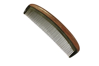 horn comb with wooden frame jm011