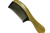 horn comb with wooden frame jm012