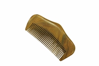 medium tooth green sandalwood comb wc019