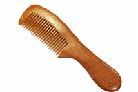Handmade Rosewood Hair & Beard Comb with Round Handle WC021