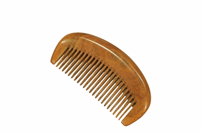 medium tooth brown sandalwood comb wc024