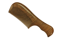 medium tooth brown sandalwood comb wc034