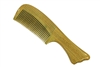 medium tooth green sandalwood comb wc040