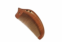 medium tooth purple sandalwood pocket comb wc042purple