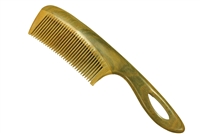 medium tooth green sandalwood comb wc043