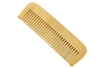 wide tooth peachwood comb