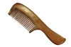wide tooth rosewood comb with handle wc068