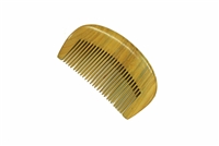 medium tooth green sandalwood comb wc073