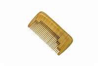 medium tooth green sandalwood pocket comb wc078