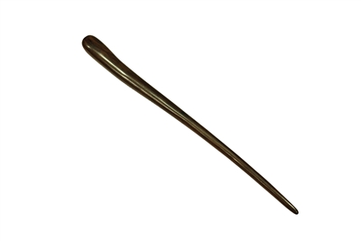 A black ebony handmade hair stick.