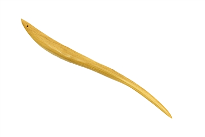 A rosewood hair stick.
