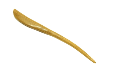 A rosewood hair stick.